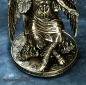 Preview: Hexenshop Dark Phönix Baphomet auf Thron Figur